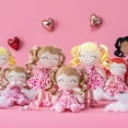 thumbnail image 7 of Gloveleya Baby Toy Plush Figure Curly Hair Dolls Soft Toys Pink Hair Stars Dress 12 Inches, 7 of 7