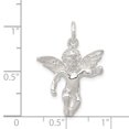 thumbnail image 2 of 925 Sterling Silver Full Angel Figure Necklace Charm Pendant Religious, 2 of 6
