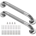 thumbnail image 2 of Shower Grab Bar, 2 Pack 32 Inch Bathroom Grab Bar, 304 Stainless Steel 1.25" Diameter Anti-Slip Handicap Grab Bar Support Shower Rail Senior Handrail Shower Safety Bar Handle, 2 of 8