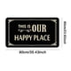 thumbnail image 1 of This Is My Happy Place English Entrance Wear-crystal Velvet Floor Mat Is Comfortable, 1 of 8