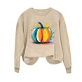 thumbnail image 6 of Warop Halloween Sweatshirts for Women Halloween Pumpkin Graphic Casual Cute Pullover Tops Long Sleeve Crewneck Fall Outfits, 6 of 6