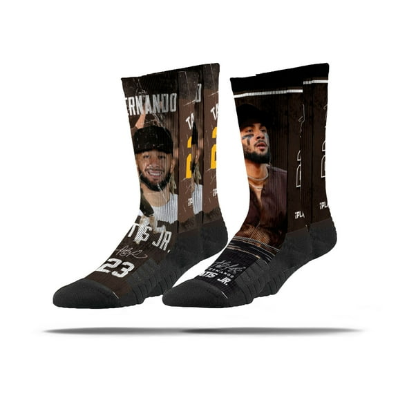 Unisex-Strideline Fernando Tatis Jr. San Diego Padres Premium 2-Pack Full Slub Crew Socks