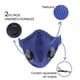 thumbnail image 1 of 2 Cubrebocas Reutilizable con Válvulas Deportivas Facex American Azul, 1 of 3