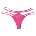 thumbnail image 1 of WILLBEST Culottes pour Femmes Couleur Unie Style Bikini 2025 Fines Bretelles Triangle Taille Basse, 1 of 2