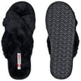 thumbnail image 3 of Alpine Swiss Women Fuzzy Fluffy Faux Fur Slippers Memory Foam Indoor House Shoes, 3 of 7