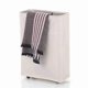 thumbnail image 2 of Corner Slim Foldable Oxford Cloth Laundry Basket Bin Mesh Drawstring Dirty Clothes Hamper with 4 Support Rods Universal Wheels--Beige, 2 of 5