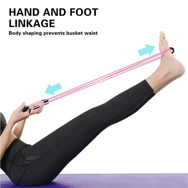 Expansor De Pecho Ajustable 5 Bandas - Resistencia 30-150 Lbs, Para Espalda, Brazos Y Hombros