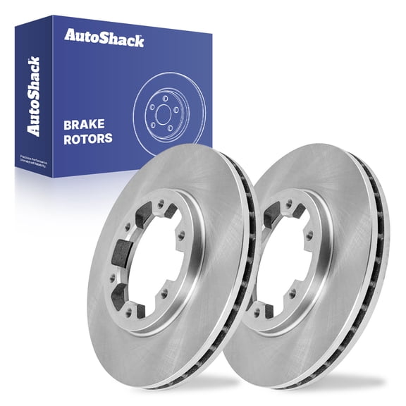 AutoShack Front Vented Brake Rotors 2-PC Set Replacement for 1986-1994 Nissan D21 1987-1995 Nissan Pathfinder 10.87" (276 mm)