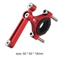 thumbnail image 3 of Adaptador Portabidón Bicicleta Adaptador de jaula para botella de bicicleta, soporte para vaso de agua, piezas de bicicleta de carretera MTB (rojo) Tmvgtek Accesorios para bicicletas, 3 of 3