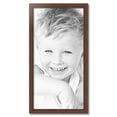 thumbnail image 2 of ArtToFrames 19" x 38" Honors Mahogany with Gold Picture Frame, 19x38 inch Brown Wood Poster Frame (WOM-5156), 2 of 7