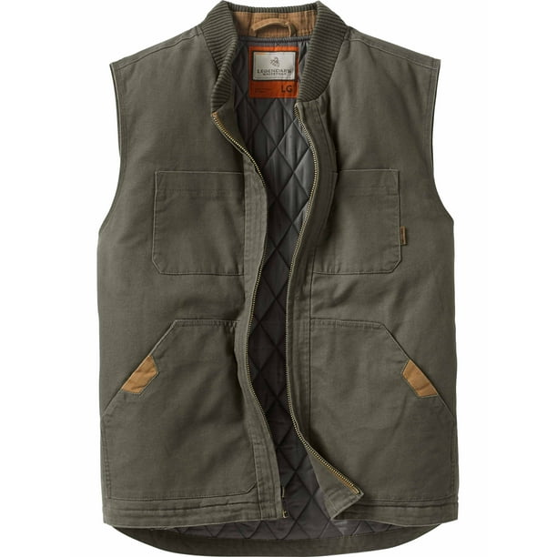 men's canvas cross trail workwear vest