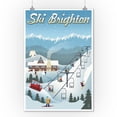 thumbnail image 2 of Brighton, Utah, Retro Ski Resort (9x12 Wall Art Print, Home Decor), 2 of 3