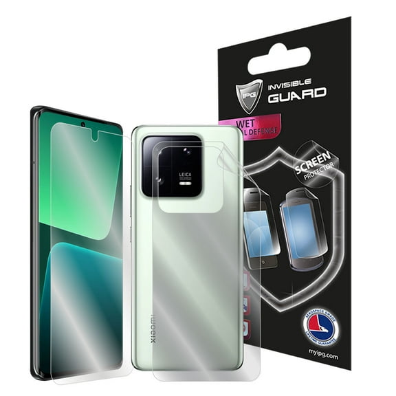 IPG For Xiaomi 13 Pro FULL BODY Protector Invisible Touch Screen Sensitive Ultra HD Clear Film Anti Scratch Skin Guard - Smooth/Self-Healing/Bubble -Free Screen & Back