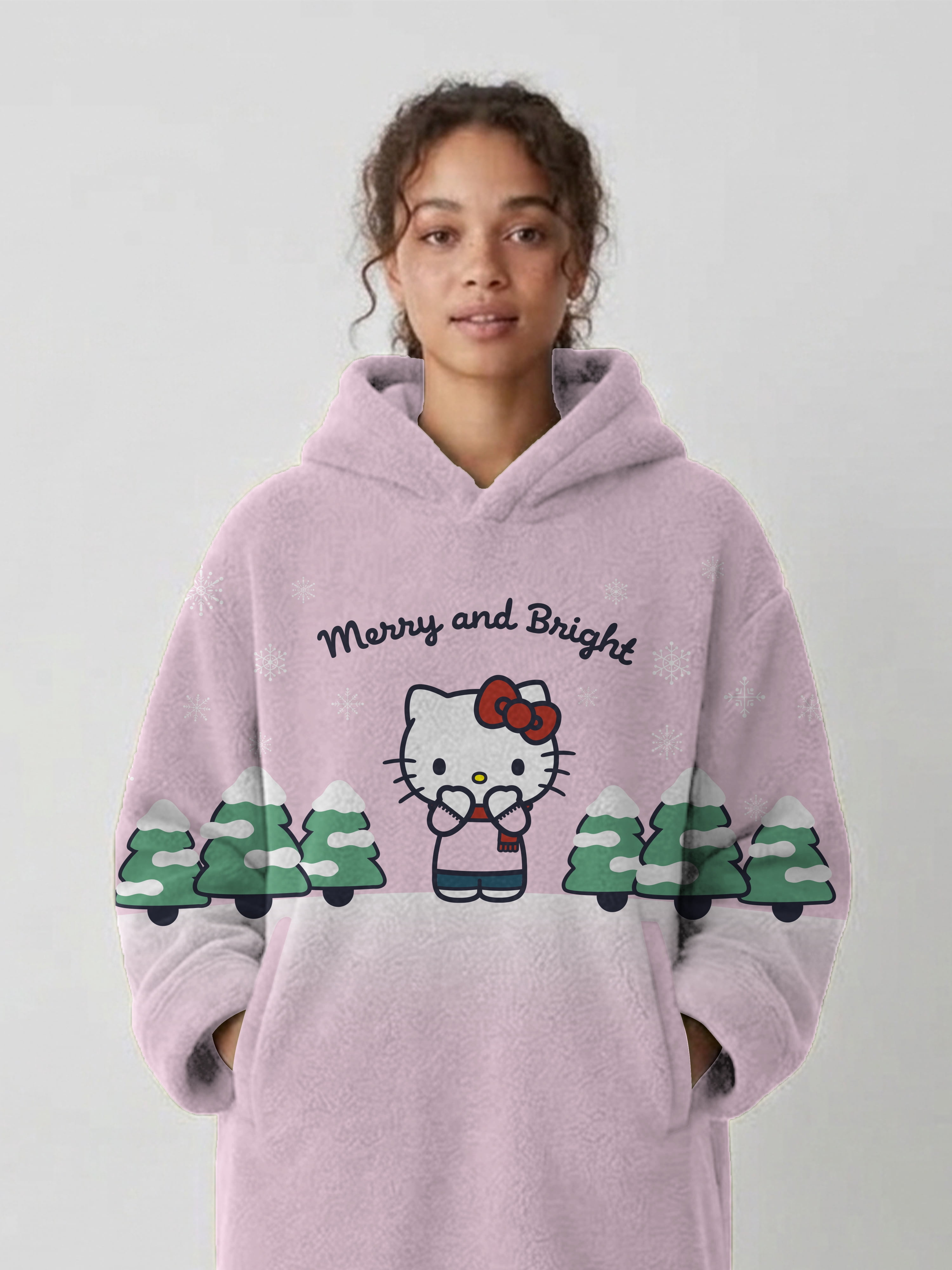 Women's Sleep Lounger Hello Kitty, Sizes XS-3XL