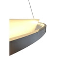 thumbnail image 2 of EQLight EQ21-P-LB12 Litza 41-Watt Integrated LED Ringed Black Circular Pendant, 2 of 4