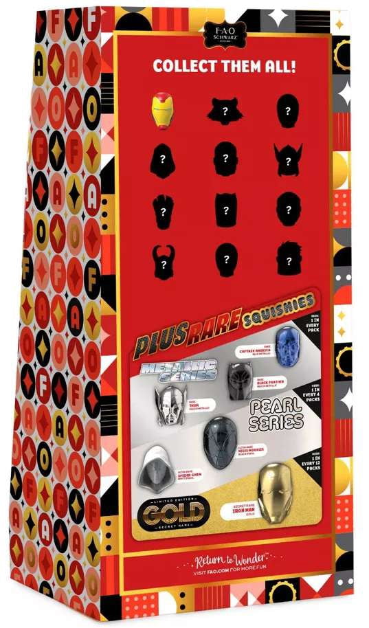 Marvel Squishies Vending Machine Play Set [12 Mystery Squishies!]