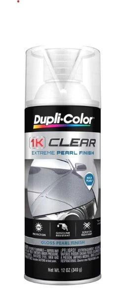 Dupli Color 1KCP Clear Urethane Auto Body Paint, Scratch and Mar Resistant, for Automotive