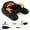 Black+Orange, variant on Costway Inflatable Float Tube with Adjustable Fishing Rod Holder Fish Hook Stator Flippers Green