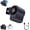 Black, variant on Car Clip on Fan Air Conditioner, 199-Speed Adjustable, 360° Rotating, LED Display, USB Rechargeable, Wide Clip for Car, Office & Travel (Black)
