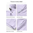 thumbnail image 4 of GUZOM Mens Lightweight Hooded Windbreaker Packable Jacket Water Resistant Nylon Spandex Purple,Size M, 4 of 4
