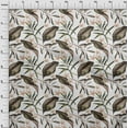 thumbnail image 3 of oneOone Silk Tabby White Fabric Floral & Leaves Tropical Diy Clothing Quilting Fabric Print Fabric By Yard 42 Inch Wide, 3 of 4