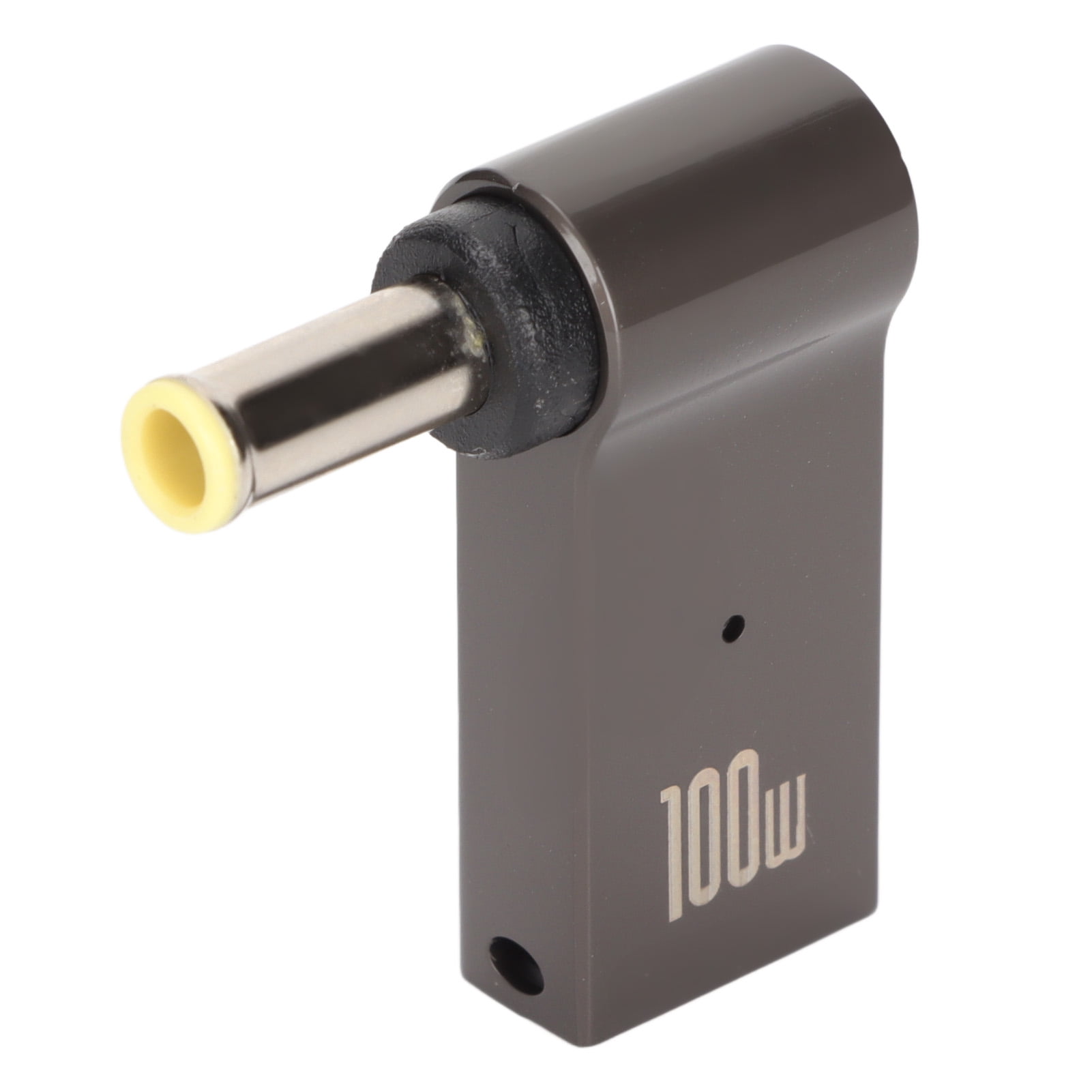 USB Tipo C Fem A DC A 100w Aluminio Oy Codo Notebook A 5.5x2.5mm PD Carga De EnergíA A Para Computadora Portátil (5,5 * 2,1mm