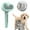 Green, variant on Steam Brush for Dogs, Cat Brushes for Indoor Cats, Dog Brush for Shedding, Pet Hair Removal Tool, Pet Grooming Brush, 3-in-1 Steam Brush for Cats & Dogs, Hair Removal Comb