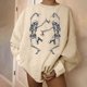 thumbnail image 2 of Sudadera con capucha y manga larga con estampado informal de Halloween para mujer, 2 of 5