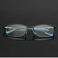 thumbnail image 3 of Mens Half Rimless Rectangular Reading Glasses Business Sport Readers Presbyopic glasses, 3 of 3
