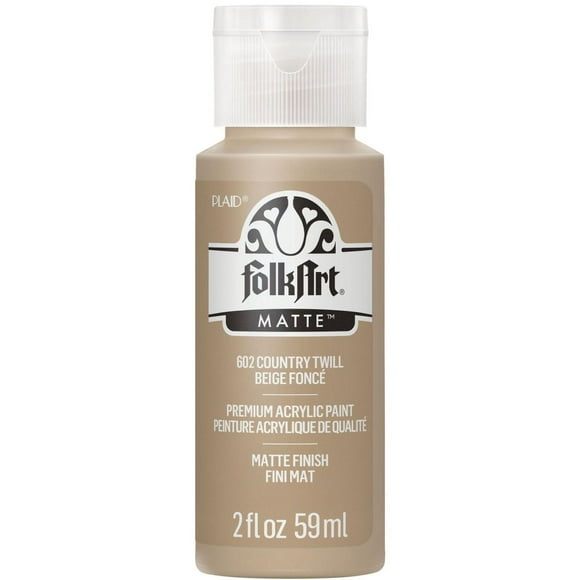 Folkart Acrylic Craft Paint 2 oz Country Twill, FolkArt Acrylic Craft Paint