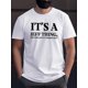 thumbnail image 1 of Summer Wear, Men's Casual Crew Neck T-Shirt -Regular Fit Short Sleeve Tee with Geometric-Pattern Print, 1 of 4