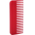 thumbnail image 4 of Wide Tooth Comb and Large Hair Detangling Comb for Long Hair, Curly Hair, Wet Hair, No Handle Detangler Comb Styling Shampoo Comb Red, 4 of 9