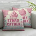 thumbnail image 3 of ONETECH  Zipper Pillow Cases Ice Cream Pillow Cases Candy Sweet Any Flavour Beat in Tower Holiday Christmas Decor Home Sofa Couch Cushion Indoor Decorations, 3 of 5