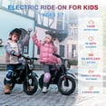 thumbnail image 2 of HOVERMAX Electric Dirt Bike, 150W Electric Motorcycle 10MPH Max Speed, Ride On Toys motocross for Kids, 2 of 7