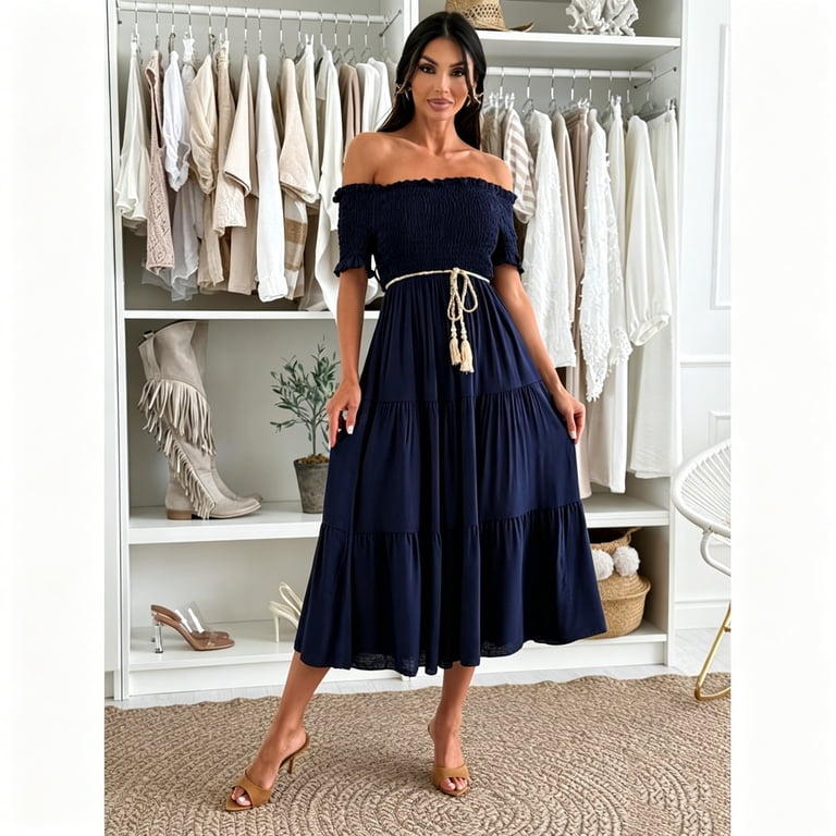 tassel off the shoulder dress tassel off the shoulder dress a lonestar state of southern