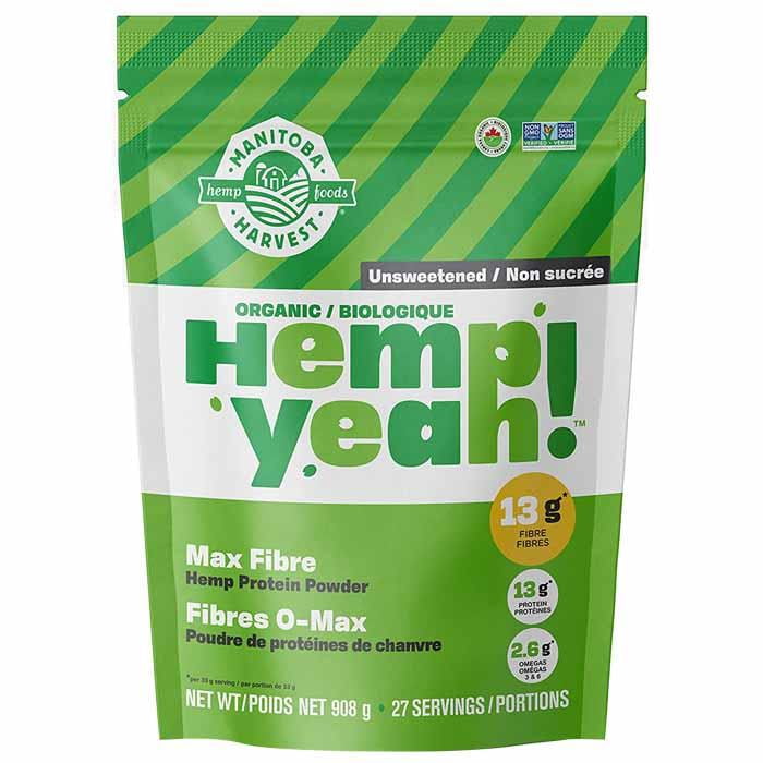 Manitoba Harvest Hemp Yeah! Organic Max Fibre Hemp Protein Powder