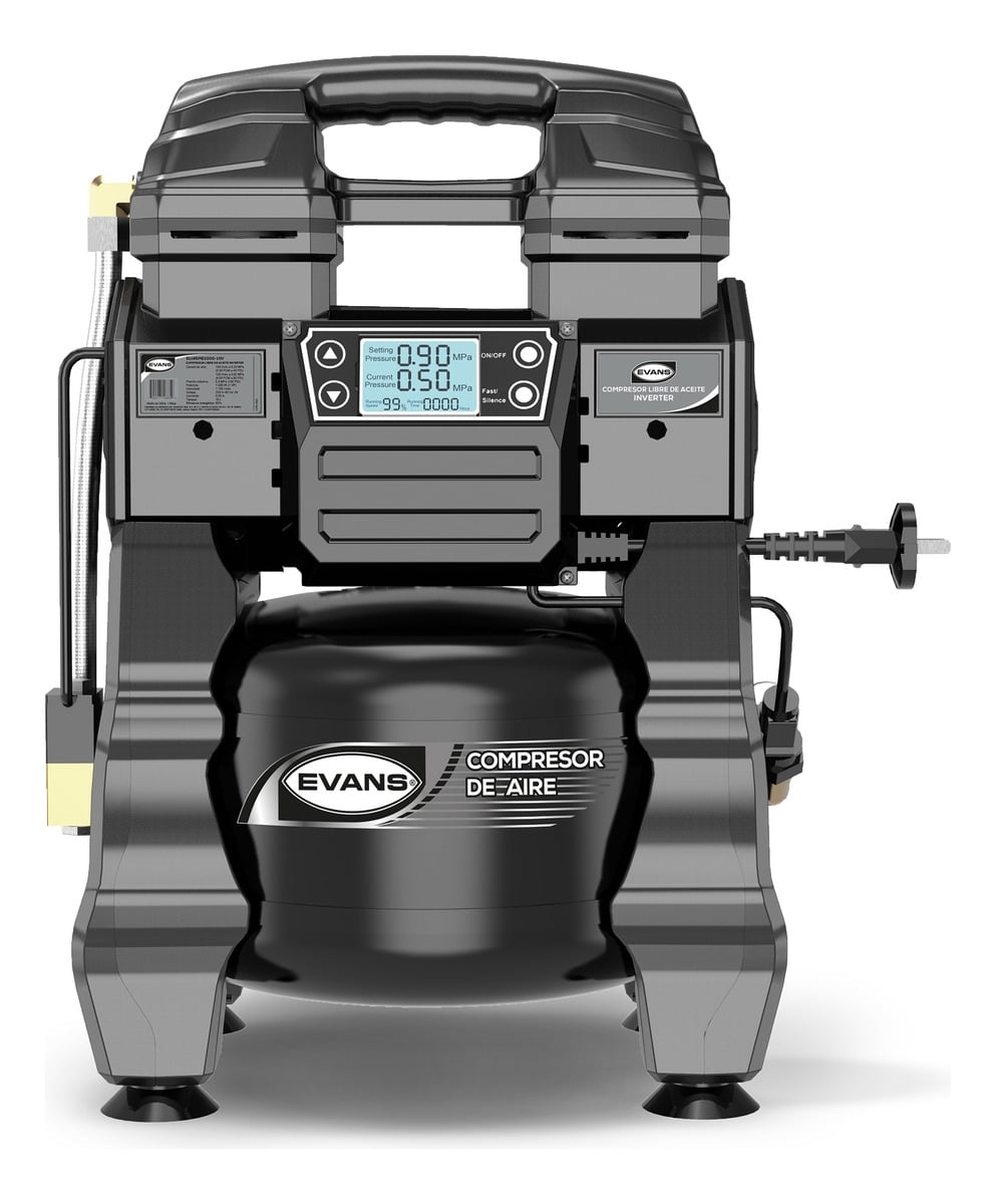 Compresor De Aire Inverter Evans Libre Aceite 1HP 120v 130psi 10l