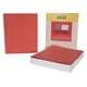 thumbnail image 4 of Hojas de papel School Smart de piel sintética, 8,5 x 11, color rojo, 25 unidades, 4 of 9