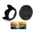 thumbnail image 4 of Pro Hard Lens Hood with Collar Clamp and Lens Cap For Canon EOS R8 (58mm Size), 4 of 4