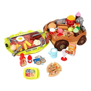Xuanheng Enfants Burger Voiture Jouer Kitchen Set Accessoires de cuisine pour les enfants Garçons Filles