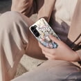 thumbnail image 7 of Case for Samsung Galaxy S23, Stained Glass Floral Magnolia Pattern Phone Case Military-Grade Drop Protection Cover for Women Girl - Glossy, 7 of 7