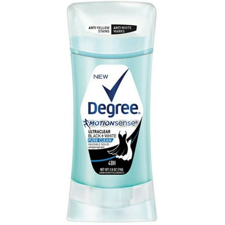 Degree Women Ultra Clear Anti-Perspirant & Deodorant, Pure Clean 2.6 oz (Pack of 3)