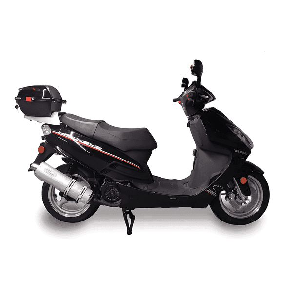 Ice Bear Hawkeye PMZ150-3C 150cc Gas Powered Scooter, Assembly Instruction Not Included (Black)