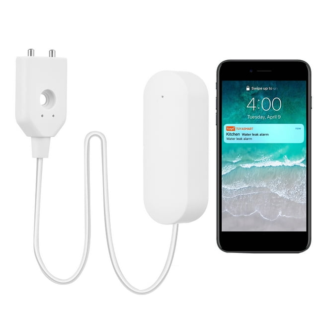 Wifi Leakage Smart Sensor APP Control Flood Monitoring Level System for Kitchen Bathroom Laundry Room Cellar Warehouse