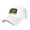 White, variant on Fisk University Logo Sandwich Cap Unisex Classic Baseball Capunisex Adjustable Casquette Dad Hat