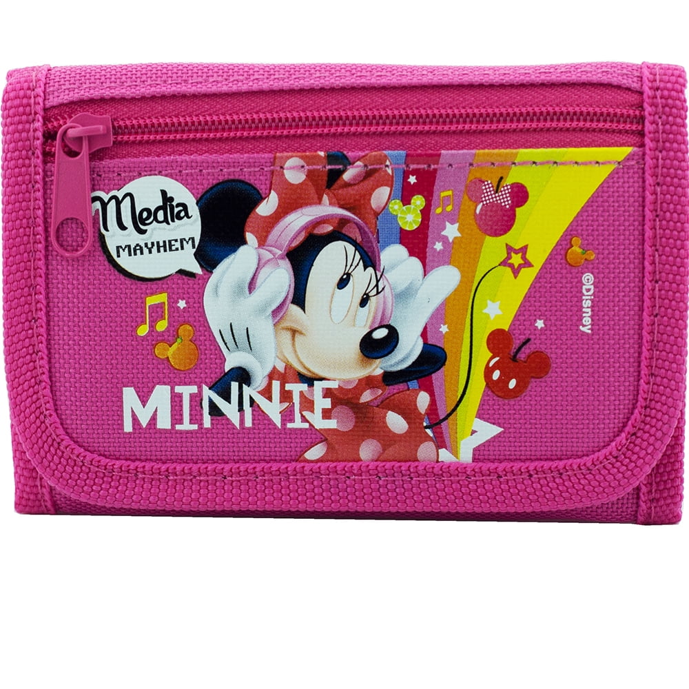 Minnie Mouse Enjoying Music Pink Authentic Licensed Wallet