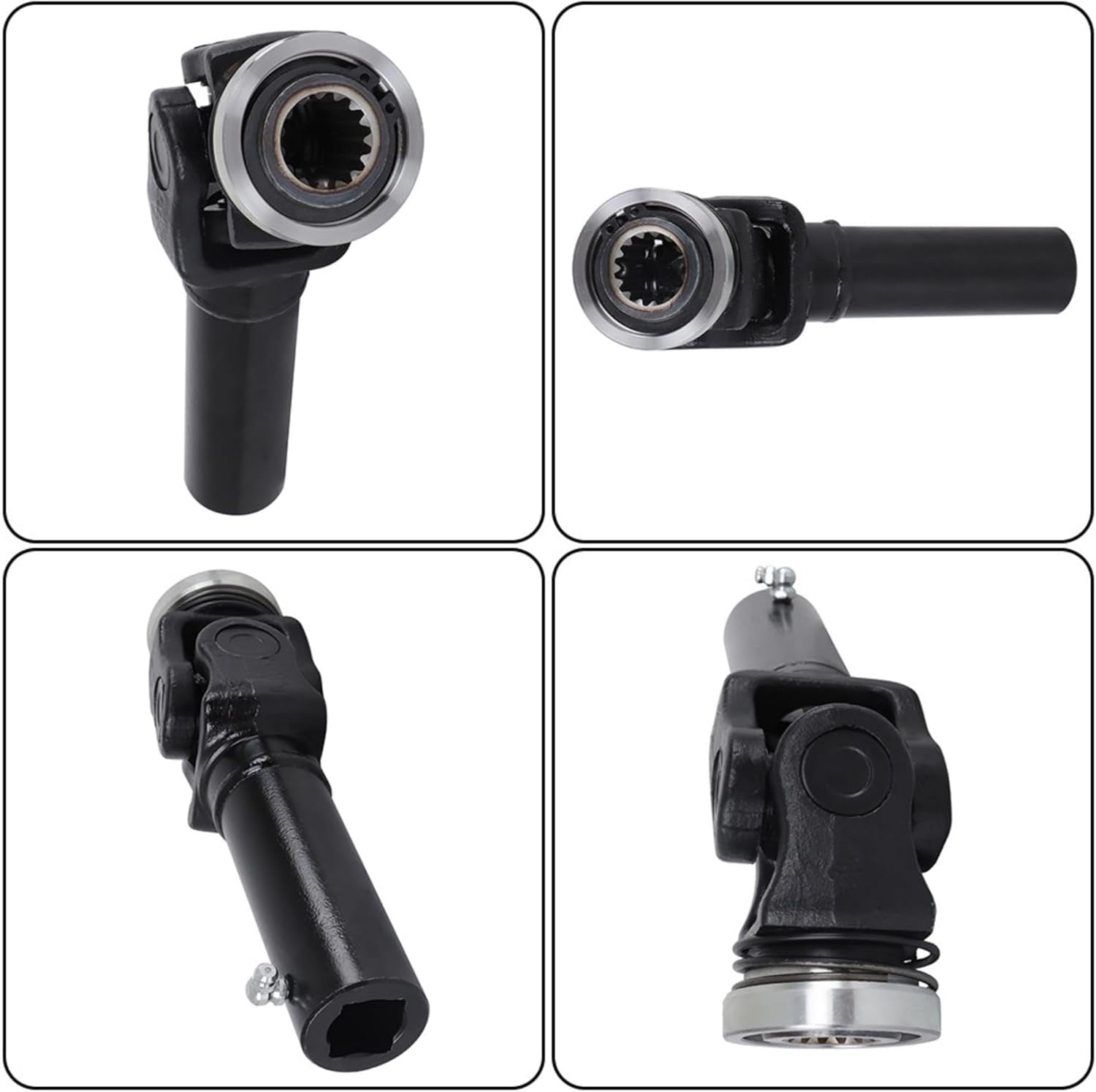OTTULUR PTO Half-Sleeve axle with U-Joint Replacement for Grasshopper Front Mount Mowers Since 1985, Replace OEM 398914
