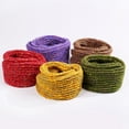 thumbnail image 3 of Xiao Hua Rollo de 50 g de hilos de mohair con puntos de colores, hilo suave para tejer a mano, ganchillo, para manualidades, bufandas y chales., 3 of 4