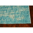 thumbnail image 1 of 47" X 31" X 0.'25" Teal Polypropylene Rug, 1 of 1
