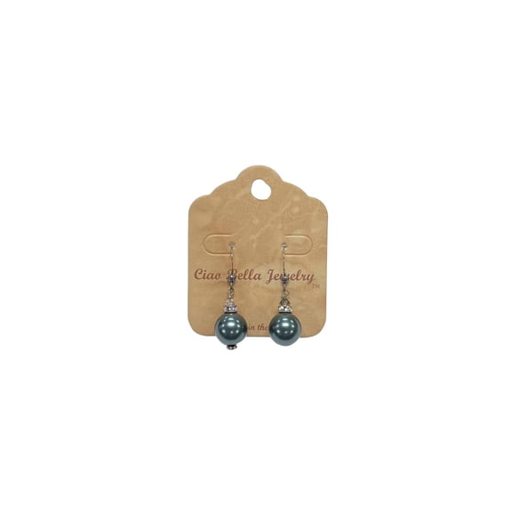 Black Pearl Elegant Drop Earrings